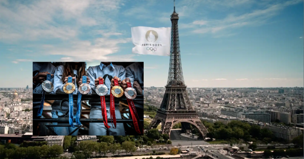 ¡Con fragmentos de la Torre Eiffel! Revelan el diseño de las medallas de los Juegos Olímpicos de París 2024