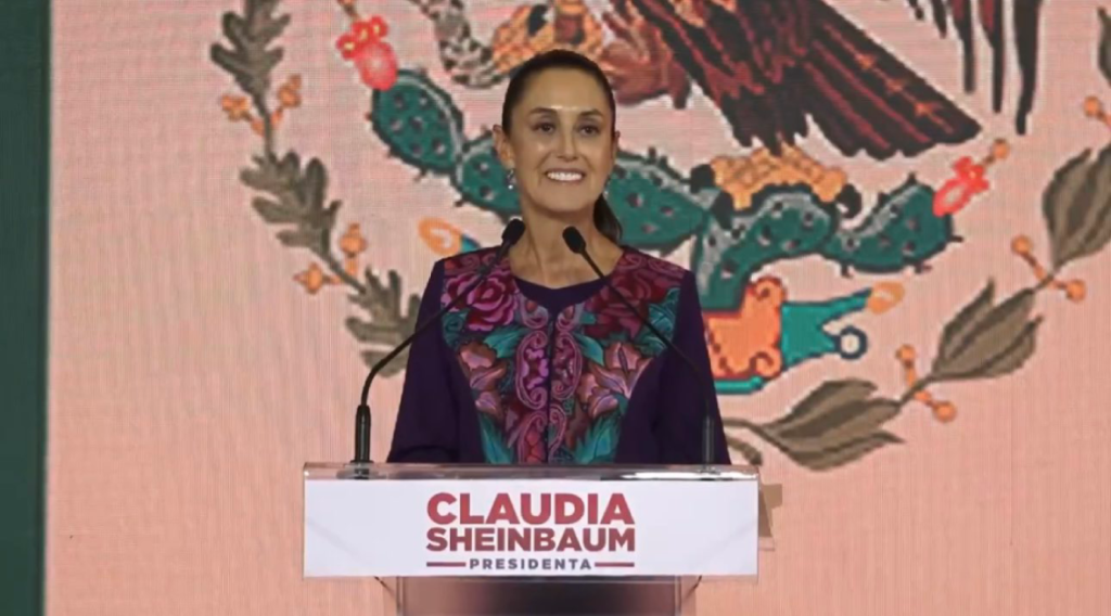 Claudia Sheinbaum da su primer mensaje en el Zócalo de CDMX como virtual ganadora de la Presidencia de México
