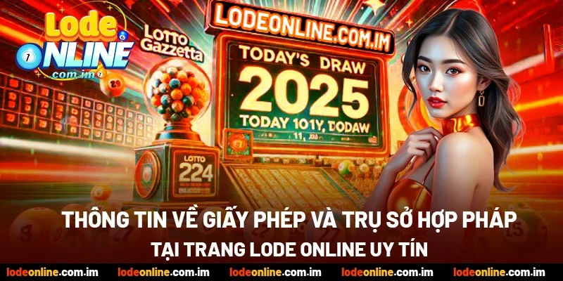 Thông tin về giấy phép hoạt động hợp pháp cầm có của 1 Trang lô đề online uy tín